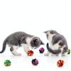 SunGrow Cat Crinkle Balls Toy 6 Pack Shiny Mylar Interactive-2