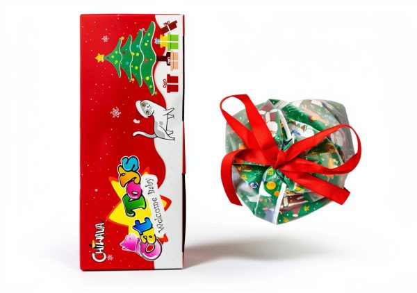 CHIWAVA 17 Christmas Cat Toy Bag Set - Plush, Plastic and EVA Toys-7
