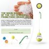 Cat Toy TLKNG Interactive Wobble Treat Dispensing Ball for Indoor Cats-2