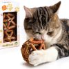 Catnip Toys Gochanmon 2‑Piece Silvervine Stick & Bell Ball Set-0