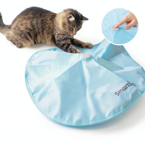 Electronic Motion Cat Toy SmartyKat Feather Toy Hot Pursuit Blue-4