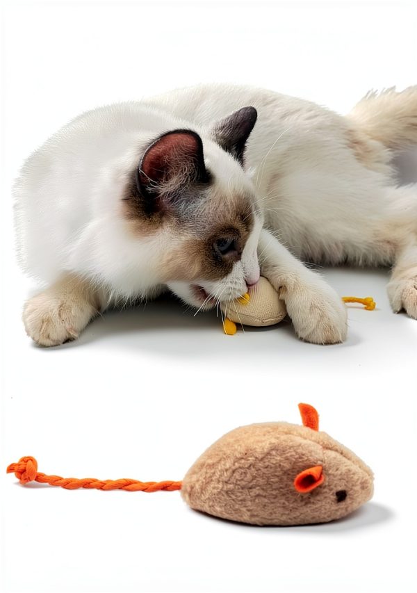 Fashion's Talk Cat Mice Toy 18-Pack Plush Catnip-Filled Mice Toys for Indoor Cats - Realistic Design, 9 Assorted Colors, 2 of Each, Value Pack-2