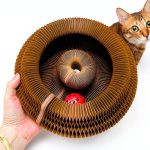 Kitty Kurlz Magnetic Toy Cardboard Scratcher – Collapsible Track-0