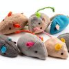 Fashion's Talk Cat Mice Toy 18-Pack Plush Catnip-Filled Mice Toys for Indoor Cats - Realistic Design, 9 Assorted Colors, 2 of Each, Value Pack-5