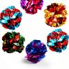 SunGrow Cat Crinkle Balls Toy 6 Pack Shiny Mylar Interactive-5