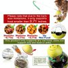 Cat Toy TLKNG Interactive Wobble Treat Dispensing Ball for Indoor Cats-4