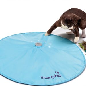 Electronic Motion Cat Toy SmartyKat Feather Toy Hot Pursuit Blue-0
