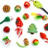 CHIWAVA 17 Christmas Cat Toy Bag Set - Plush, Plastic and EVA Toys-4