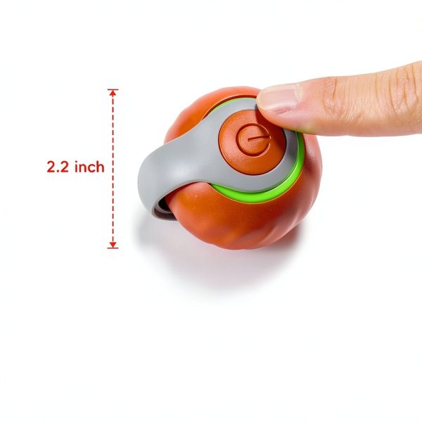 Moving Ball Cat Toy Potaroma Interactive Rechargeable Orange Ball-2