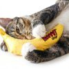 Yeowww! Catnip Toy Yellow Banana for Cats, Handmade Organic Catnip Toy-5