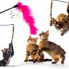Cat Toys AILUKI 35PCS Kitten Toys Tunnel Feather Teaser Catnip Fish-4
