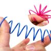 Andiker Interactive Cat Spiral Creative Spring Toy to Kill Time and Keep Fit, Sturdy and Heavy Plastic for Swatting, Biting, Hunting Kitten Toys, Colorful, 12 pcs-2