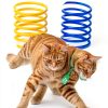 Andiker Interactive Cat Spiral Creative Spring Toy to Kill Time and Keep Fit, Sturdy and Heavy Plastic for Swatting, Biting, Hunting Kitten Toys, Colorful, 12 pcs-3