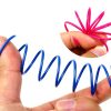ISMARTEN Cat Spring Toy 60 Pack Interactive Toy Plastic Coil Springs-3