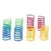 Andiker Interactive Cat Spiral Creative Spring Toy to Kill Time and Keep Fit, Sturdy and Heavy Plastic for Swatting, Biting, Hunting Kitten Toys, Colorful, 12 pcs-5