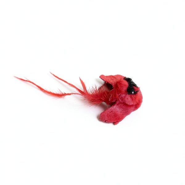 OurPets Play-N-Squeak Real Birds Cat Toy with Catnip Fly Over-2